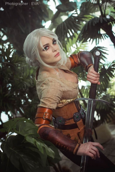 Абсолютно совершенный косплей Цири из The Witcher 3: Wild Hunt