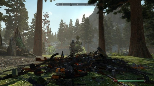 Мод на 1.4 ГБ для Skyrim добавляет более 203-х единиц огнестрельного оружия