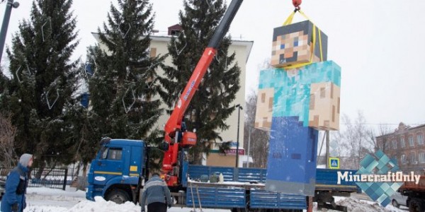 Minecraft в реальной жизни? Или Новый Год со Стивом. Minecraft в реальной жизни? Или Новый Год со Стивом.