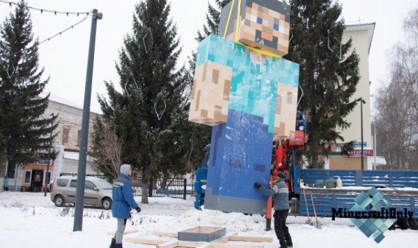 Minecraft в реальной жизни? Или Новый Год со Стивом. Minecraft в реальной жизни? Или Новый Год со Стивом.