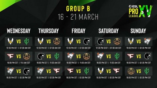 ESL Pro League Season&nbsp;15 пройдёт в Германии в офлайне