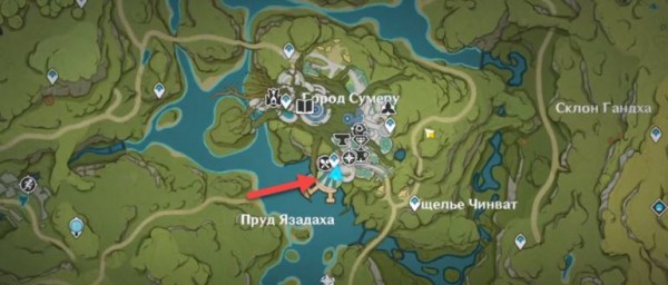 Загадка на доске объявлений - где записки с загадкой в Сумеру