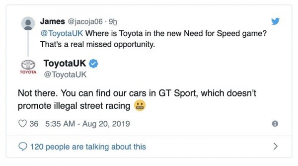 Без Toyota: в NFS Unbound будет почти 150 автомобилей