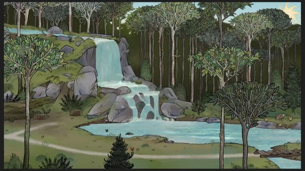 Вышел динамический фон «Pentiment: Waterfall» Вышел динамический фон «Pentiment: Waterfall»