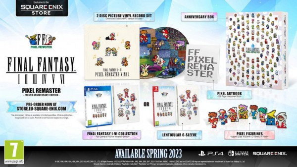 Физические издания Final Fantasy Pixel Remaster для PS4 и Switch уже распроданы