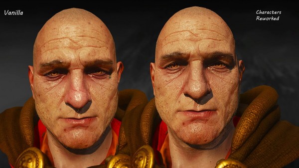 
В The Witcher 3 завезли реалистичные 4K-текстуры лиц и показали, что стало с персонажами
