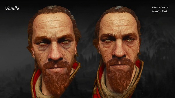 
В The Witcher 3 завезли реалистичные 4K-текстуры лиц и показали, что стало с персонажами
