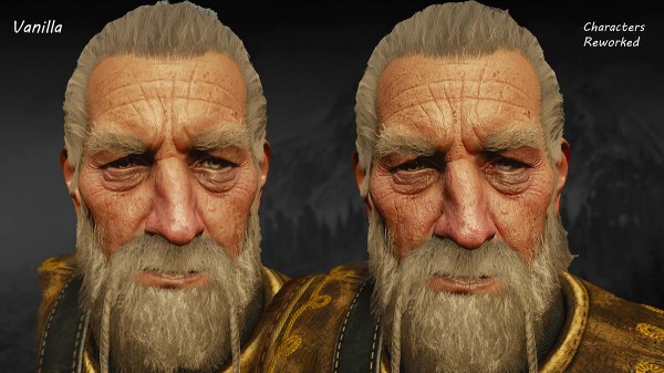 
В The Witcher 3 завезли реалистичные 4K-текстуры лиц и показали, что стало с персонажами
