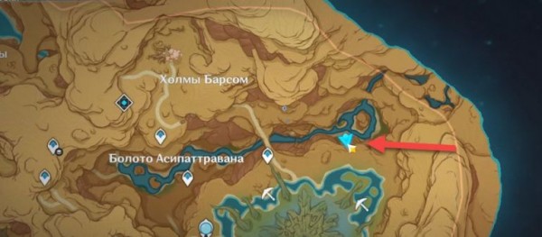 Как играть на кори-барабанах на болоте Асипаттравана в Genshin Impact