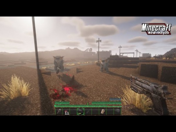 
В Minecraft воссоздали мир Fallout: New Vegas с мутантами, фракциями и NPC
