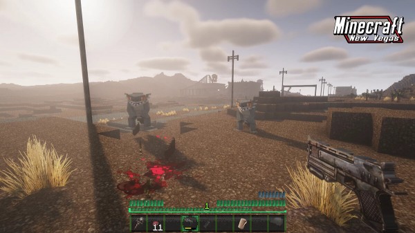 
В Minecraft воссоздали мир Fallout: New Vegas с мутантами, фракциями и NPC

