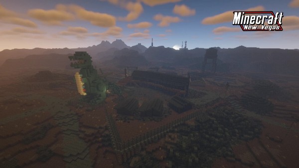 
В Minecraft воссоздали мир Fallout: New Vegas с мутантами, фракциями и NPC
