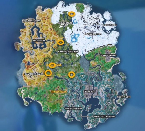 Где находятся хранилища в джунглях Fortnite 4 глава 3 сезон Где находятся хранилища в джунглях Fortnite 4 глава 3 сезон