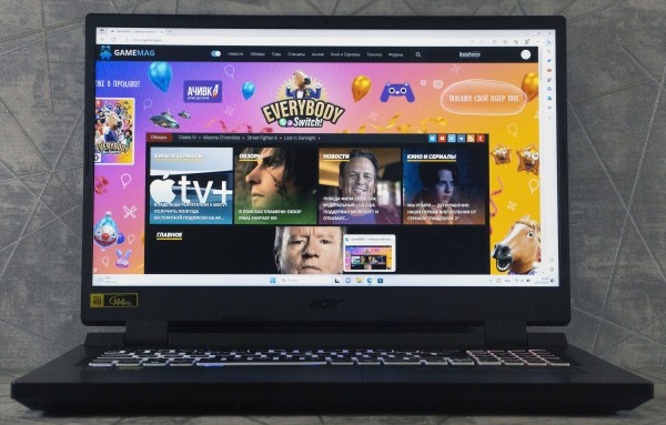 Игры любят тишину: Обзор ноутбука Acer Nitro 5 AN517-42-R09X