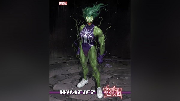 
Художник Marvel показал, каким был бы Веном, если бы вселился в Женщину-Халк
