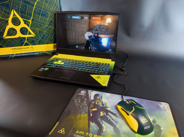 Обзор и тест игрового ноутбука MSI Crosshair 15 Rainbow Six Extraction Edition - B12U Обзор и тест игрового ноутбука MSI Crosshair 15 Rainbow Six Extraction Edition - B12U