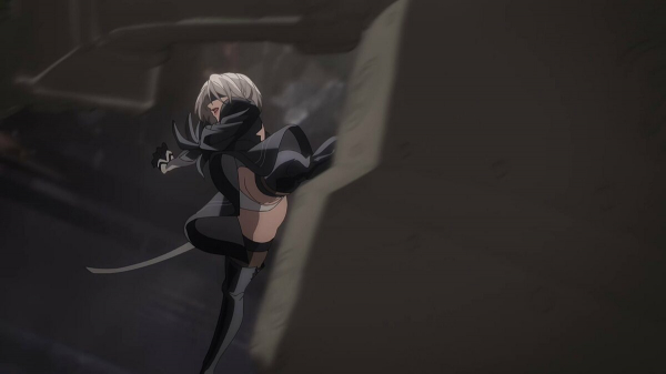 
В аниме по Nier: Automata показали попу 2B &mdash; скриншоты
